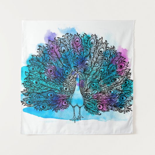 Tenture Beau Peacock Loisirs à main Composé de nombreux de (Devant)