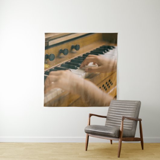 Tenture Beau Piano (En situation)
