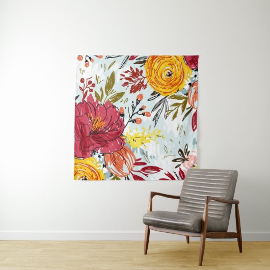 Tenture Beau Rose (En situation)