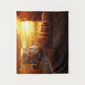 Tenture Beau tigre (Devant)