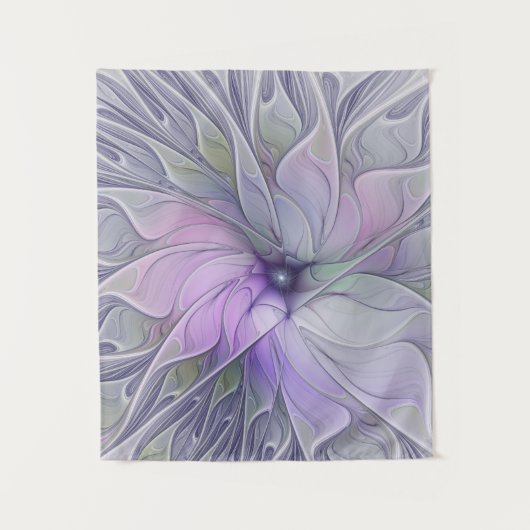 Tenture Beauté étonnante Fleur d'art Abstrait fractal mode (Devant)