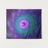 Tenture Beauté florale Abstraite Fleur d'art fractionnée c (Devant (Horizontal))