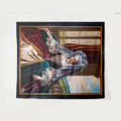Tenture Beauté Intemporelle D'Une Dame Majestueuse Portant (Devant (Horizontal))