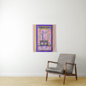 Tenture Beauté Perse tapis médiéval design inspiré (En situation)
