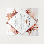 Tenture Beauté Rustique Floral Cadre Mariage d'Automne de (Devant (Horizontal))