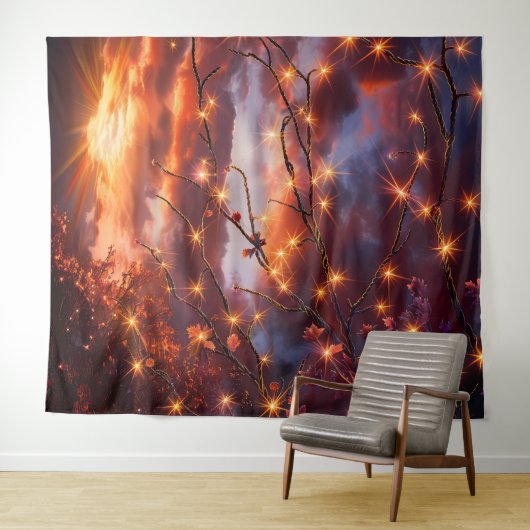 Tenture Beautiful Evening Wedding Backdrop (En situation (horizontale))