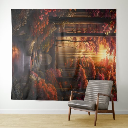 Tenture Beautiful Evening Wedding Backdrop (En situation (horizontale))