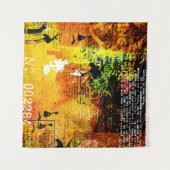 Tenture Beautiful grunge layoutbackground, vintage, annive (Devant (Horizontal))