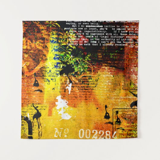 Tenture Beautiful grunge layoutbackground, vintage, annive (Devant)