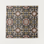 Tenture Beautiful islamic medallion seamless pattern texti (Devant (Horizontal))