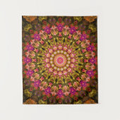 Tenture beautiful textile carpet mandala pattern (Devant)