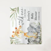 Tenture Beaux animaux verdure panneau arrière-plan baby sh (Devant)