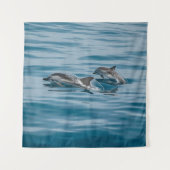 Tenture Beaux dauphins aquatiques (Devant)