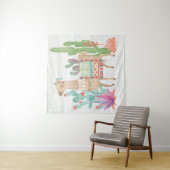 Tenture Beaux lamas IV (En situation)