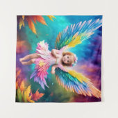 Tenture Bébé Bébé Ange ailes Art-38424 (Devant (Horizontal))