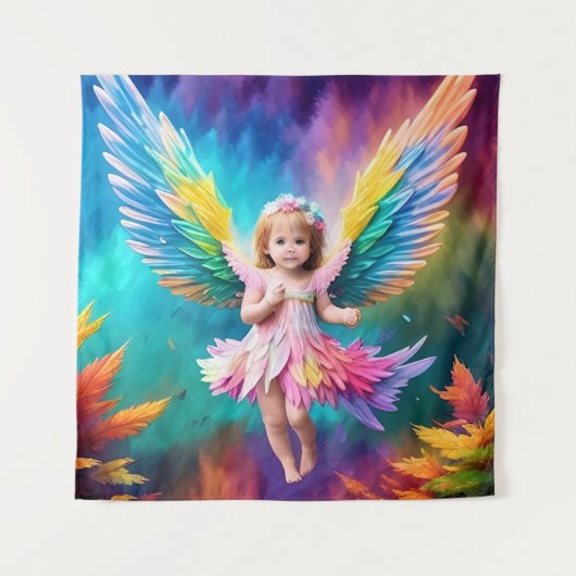 Tenture Bébé Bébé Ange ailes Art-38424 (Devant)