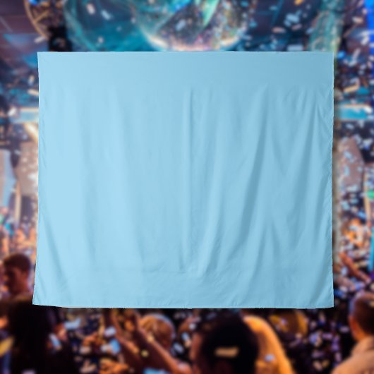 Tenture Bébé bleu couleur solide | Classique | Élégant