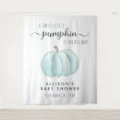 Tenture Bébé Citrouille mignon Douche garçon Bienvenue (Devant)