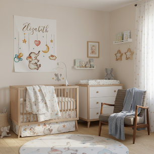 Tenture Bébé éléphant mignon