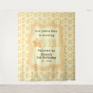 Tenture Bébé Fait Son Premier Anniversaire Décor de Fond É