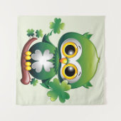 Tenture Bébé Hibou Mignon St Patrick Dessin Animé (Devant (Horizontal))
