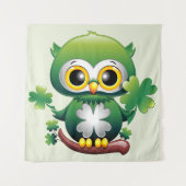Tenture Bébé Hibou Mignon St Patrick Dessin Animé (Devant)