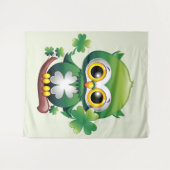 Tenture Bébé Hibou Mignon St Patrick Dessin Animé (Devant (Horizontal))