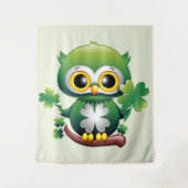 Tenture Bébé Hibou Mignon St Patrick Dessin Animé (Devant)
