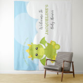 Tenture Bébé Licorne Garçon Dragon Shower (En situation)