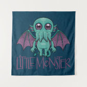 Tenture Bébé mignon Cthulhu Petit Monstre (Devant)