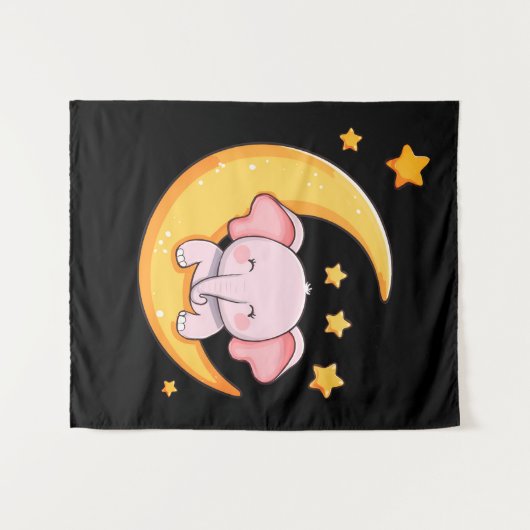 Tenture Bébé rose (Devant (Horizontal))