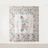 Tenture Bébé son Baby shower froid à l'extérieur de l'hive (Devant)