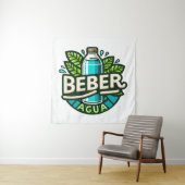 Tenture Beber agua (En situation)