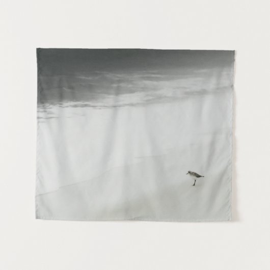 Tenture Bécasseau côtier sur la plage (Devant (Horizontal))