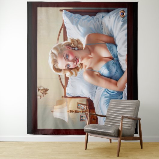 Tenture Bed Is Just Fine AI Concept Art by Xzendor7 (En situation)