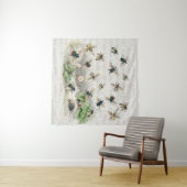 Tenture Bee Honey Travailleur Queen Bees Antique (En situation (horizontale))