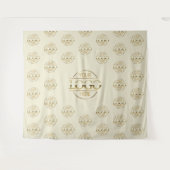 Tenture Beige Business Logo Step & Repeat Backdrop Banner (Devant (Horizontal))