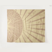 Tenture Beige Rose Elégant Simple Boho Sunset (Devant (Horizontal))