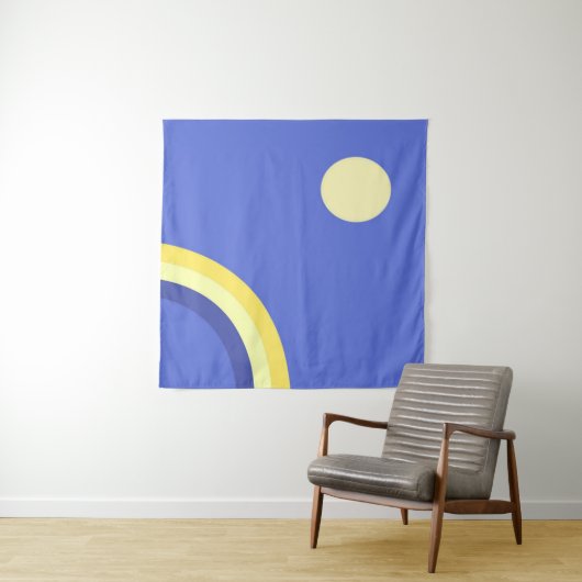 Tenture bel art abstrait (En situation)