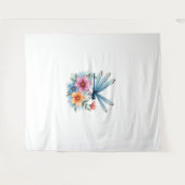 Tenture Belle Aquarelle Dragonfly Art Insect Lover Ea (Devant (Horizontal))