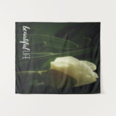 Tenture Belle Citation de vie Daffodil Flower (Devant (Horizontal))