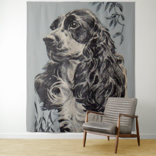 Tenture belle cocker spaniel