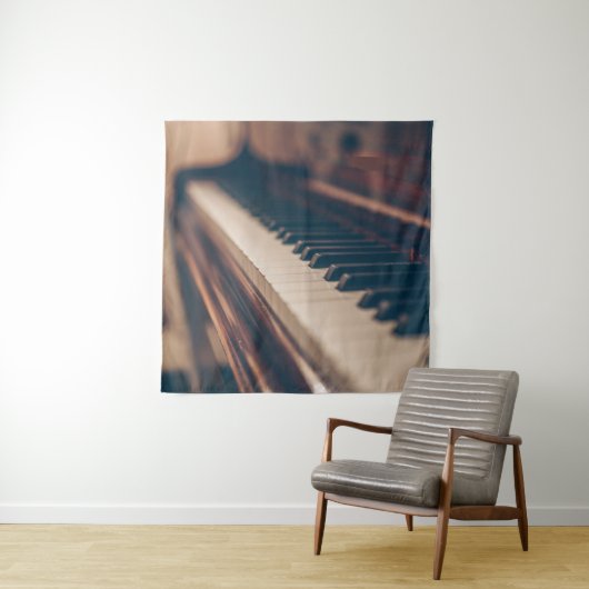 Tenture Belle conception de piano (En situation)