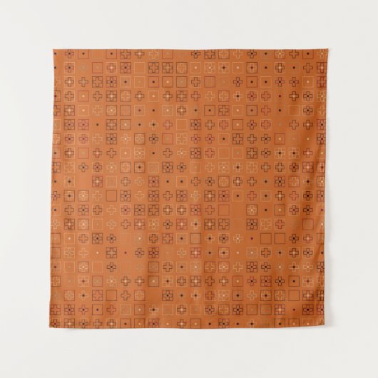 Tenture Belle conception géométrique motif abstrait, art, (Devant)