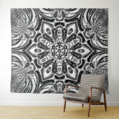 Tenture belle conception mandala (En situation (horizontale))
