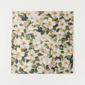 Tenture Belle floraison printanière aux branches fleuries (Devant)