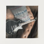 Tenture Belle guitare acoustique (Devant (Horizontal))