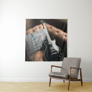 Tenture Belle guitare acoustique