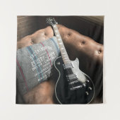 Tenture Belle guitare acoustique (Devant)