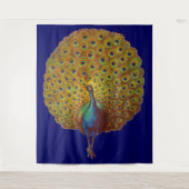 Tenture belle impression de paon victorien (Devant)